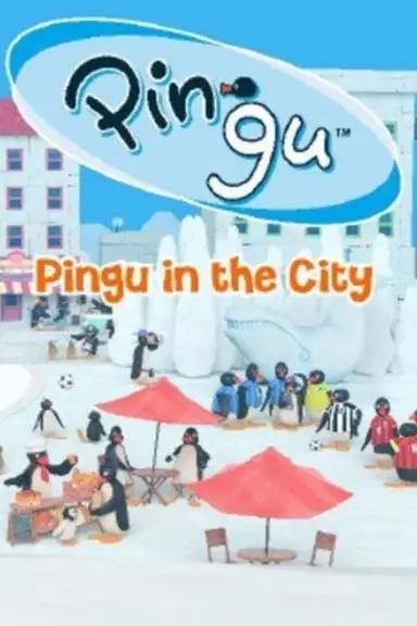 Poster von Pingu in der Stadt